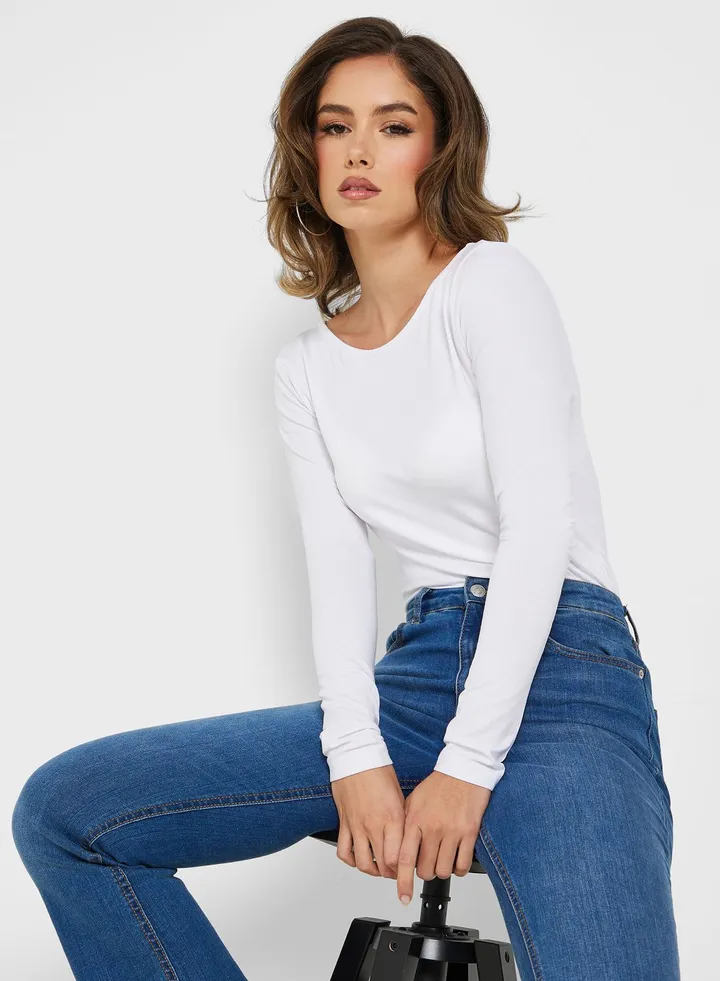 High Leg Knitted Body