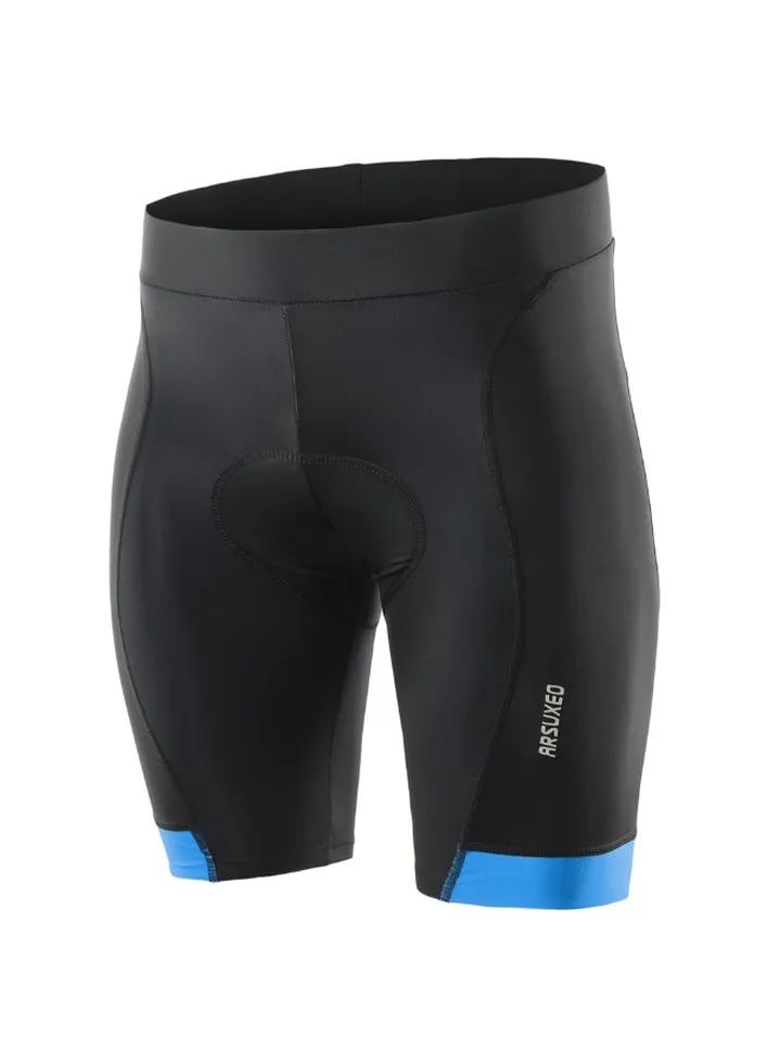 Breathable Compression Summer Cycling Shorts Blue