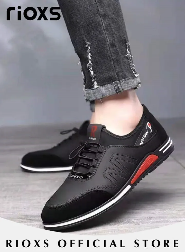 Men's Lightweight Outdoor Running Shoes Athletic Casual Hiking Shoes Soft Bottom Breathable Fashion Sneakers For Business