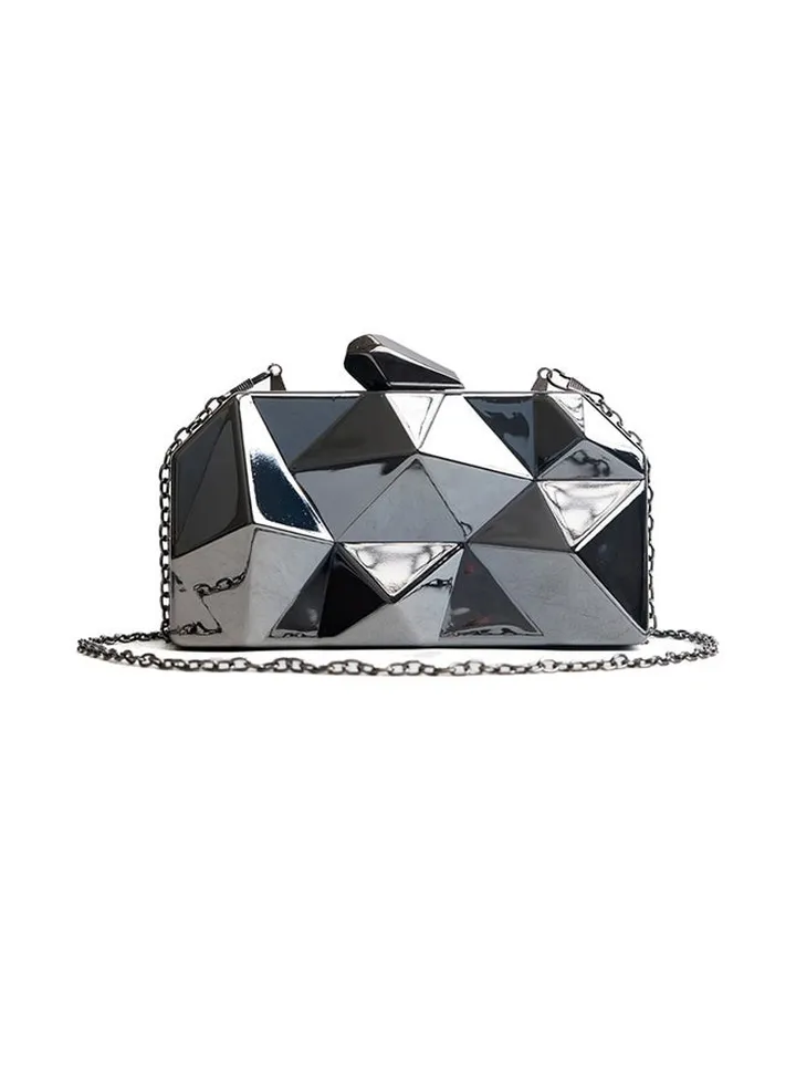 Creative Design Chain Party Bag silver