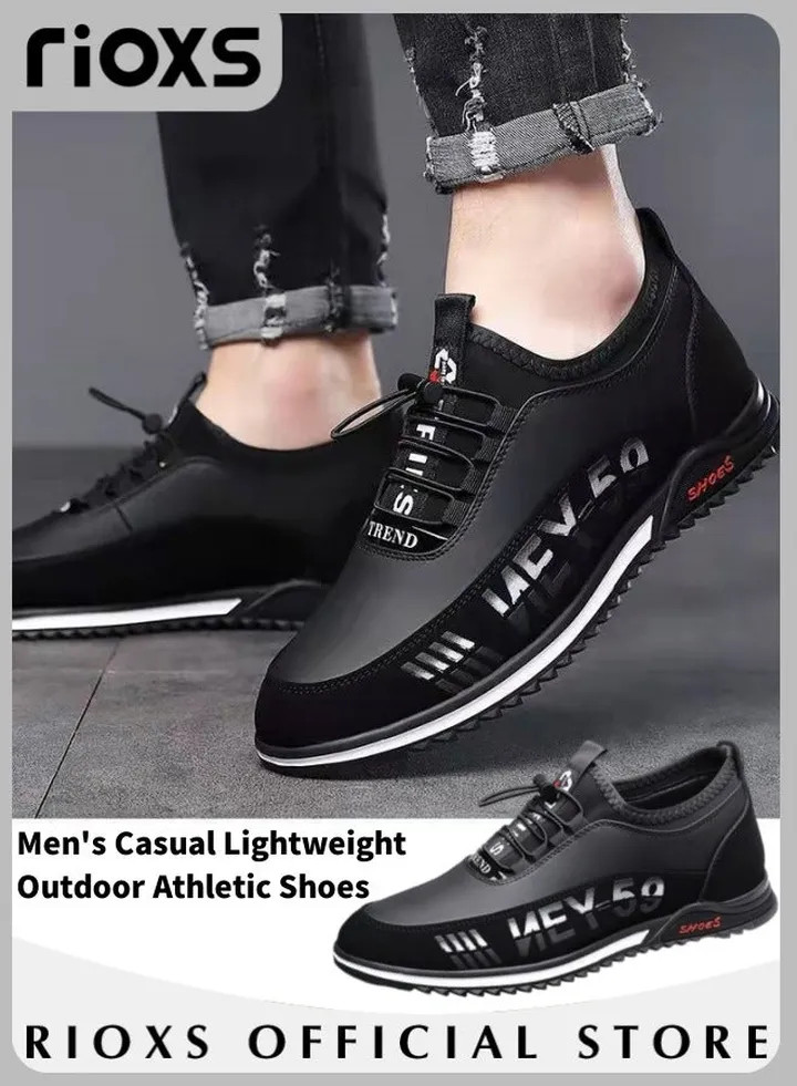 Men's Athletic Casual Hiking Shoes Lightweight Outdoor Running Shoes Mesh Breathable Fashion Sneakers