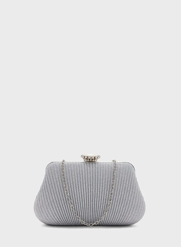 Glitter Clutch With A Sling