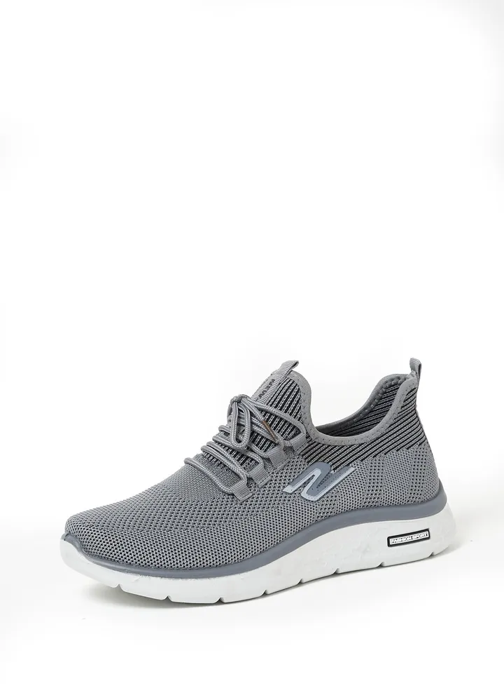 Cobblerz Men's Lace-up Low Top Sneakers Lt Grey