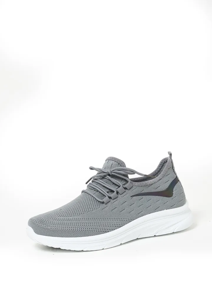 Cobblerz Men's Lace-up Low Top Sneakers GREY