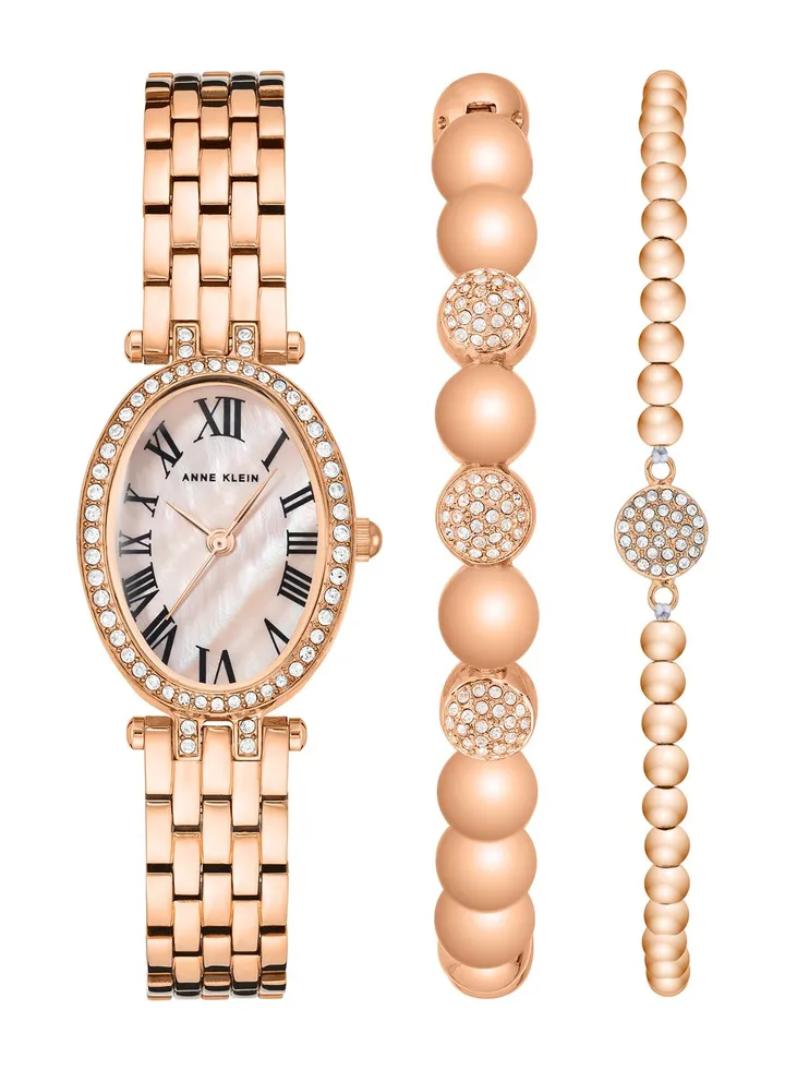 Blush Compliant Oval Watch