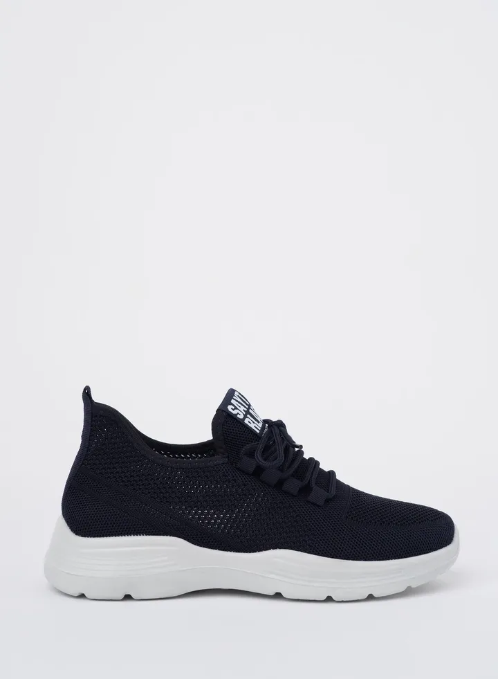 Cobblerz Mens Lace-up Low Top Sneakers Blue