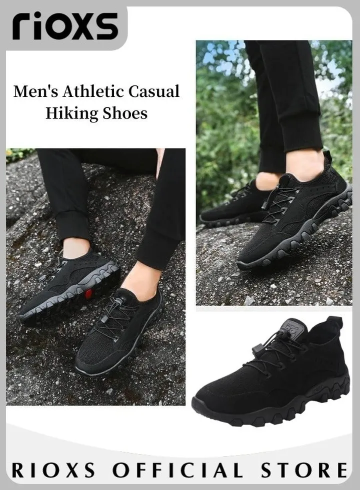 Men's Athletic Casual Hiking Shoes Lightweight Outdoor Running Shoes Comfortable Fashion Sneakers