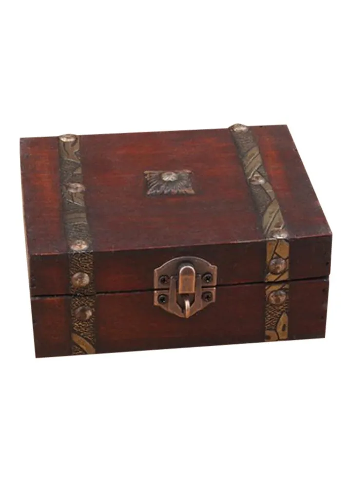 Vintage Wooden Jewelry Case