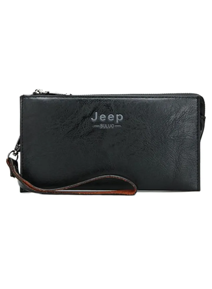 Vintage Brief Design Casual Style Clutch Black