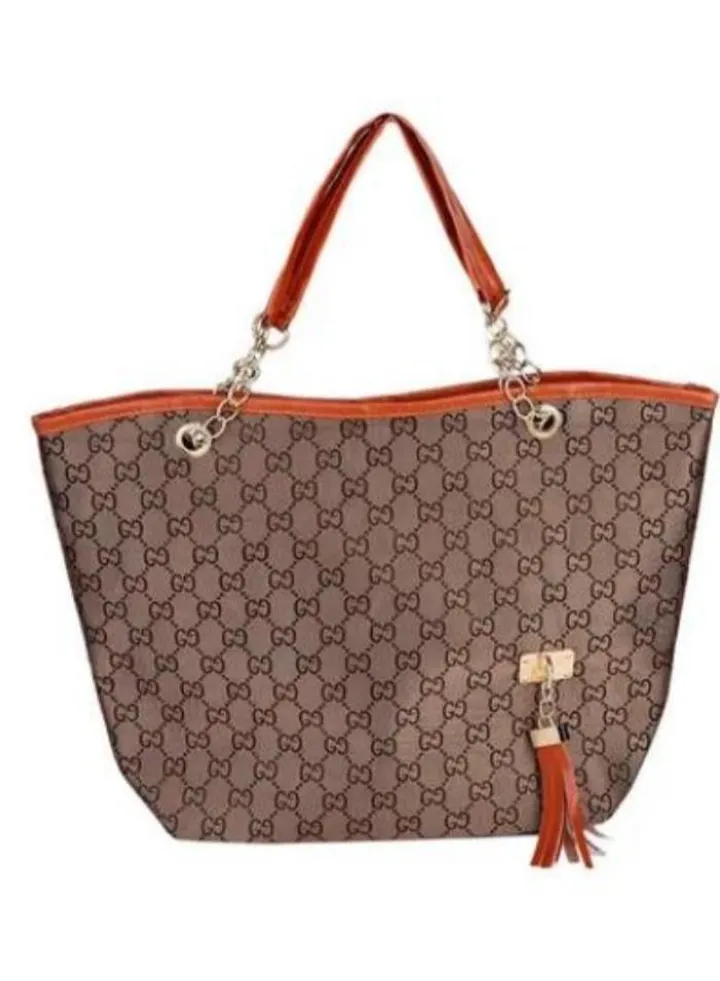 Leather tassel decoration Tote Bag