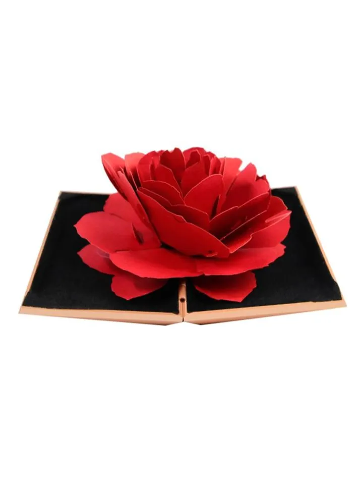 3D Pop Up Rose Jewelry Storage Holder