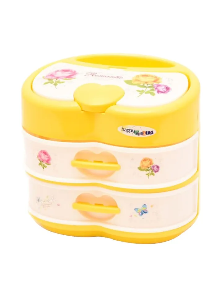 2-Layer Heart Shape Cabinet Jellwery Box