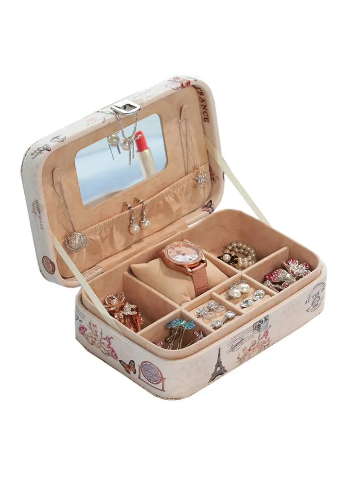 Printed Portable Travel Jewelry Box