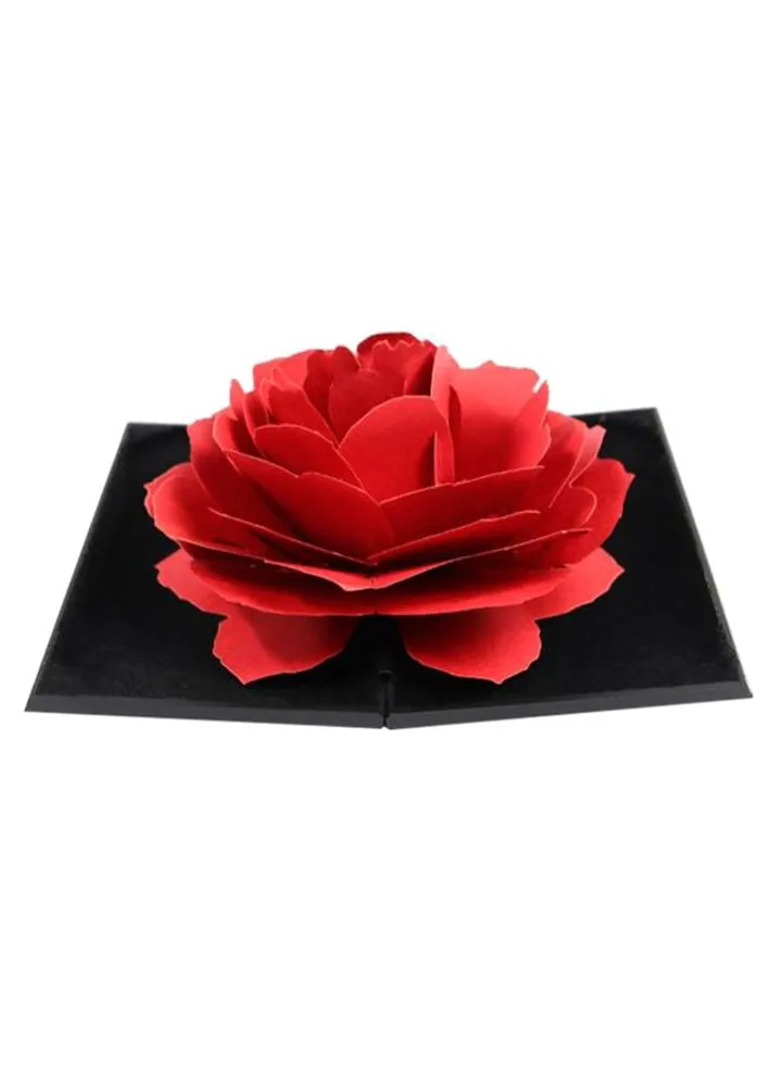 3D Pop Up Rose Jewelry Storage Holder