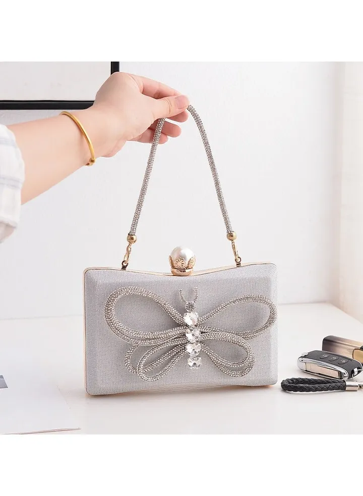 Women Clutch Bag Evening Bag Purse with rhinestone diamond decoration decoration Small Crossbody Bag Handbag Shoulder Bag Satchel Bags Suitable for Party Prom Wedding