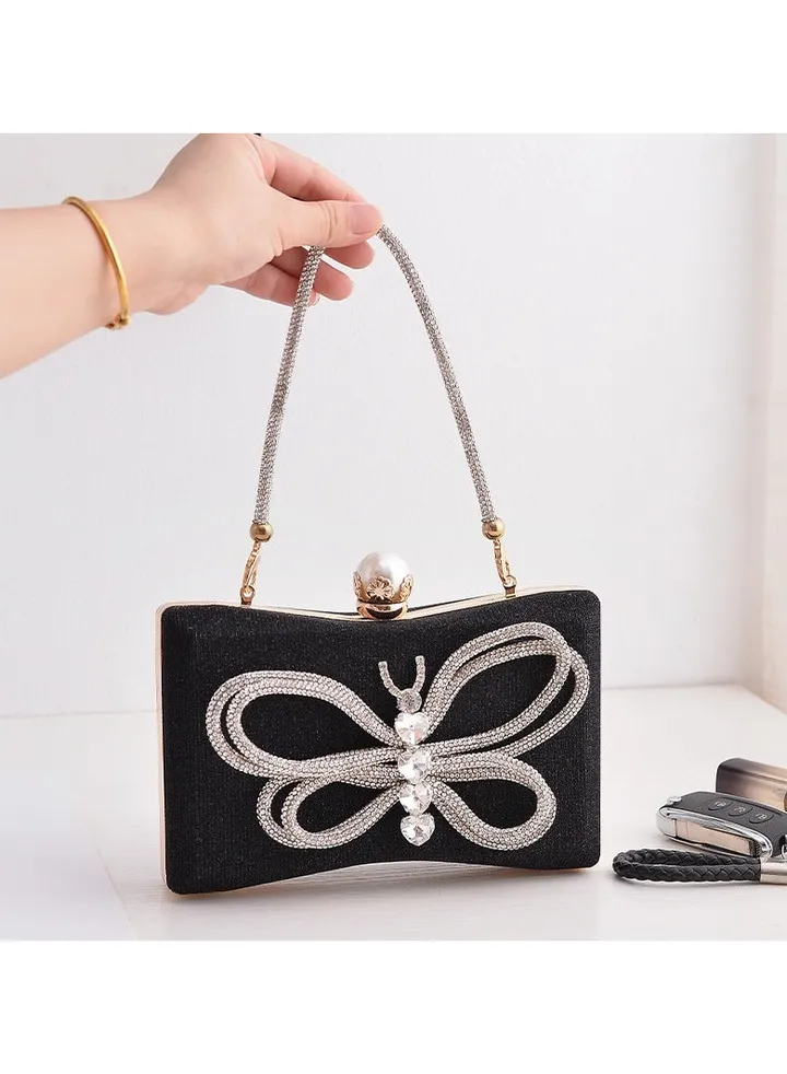Women Clutch Bag Evening Bag Purse with rhinestone diamond decoration decoration Small Crossbody Bag Handbag Shoulder Bag Satchel Bags Suitable for Party Prom Wedding