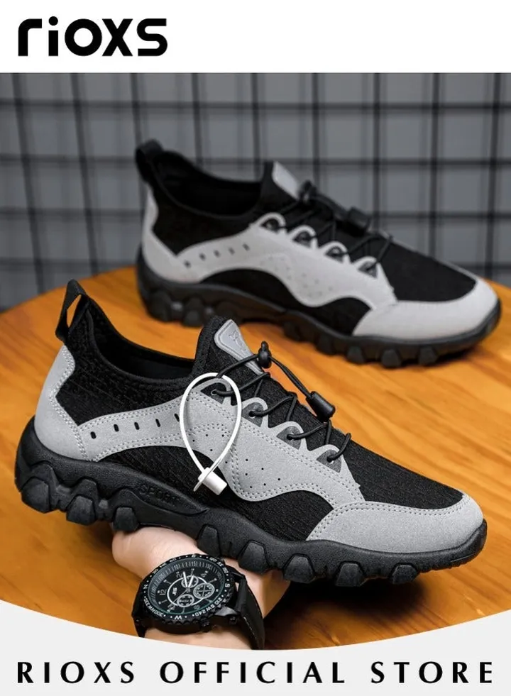 Men's Athletic Casual Hiking Shoes Lightweight Outdoor Running Shoes Comfortable Fashion Sneakers