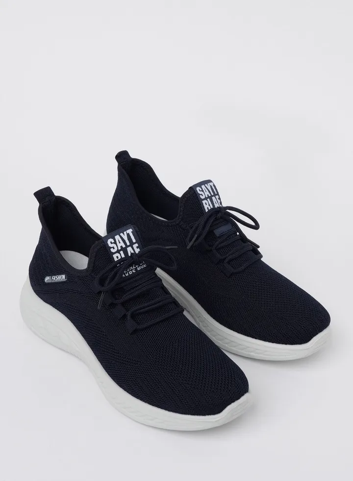 Cobblerz Men's Lace-up Low Top Sneakers BLUE
