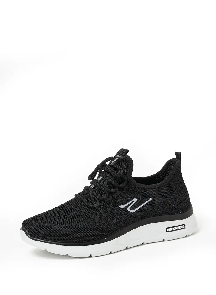 Cobblerz Men's Lace-up Low Top Sneakers BLACK