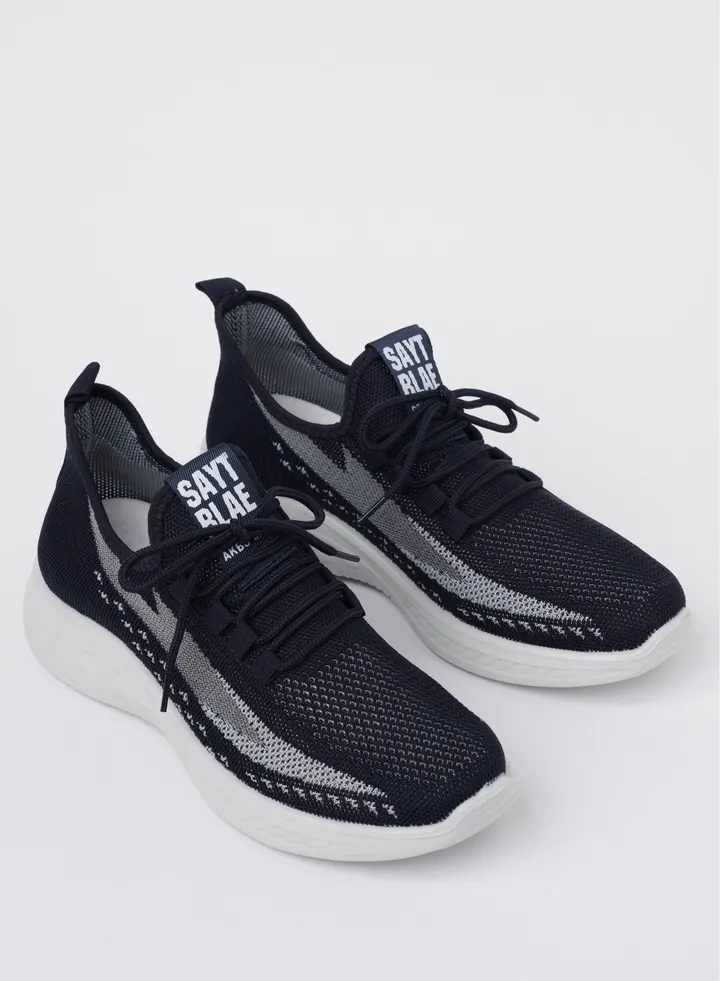 Cobblerz Men's Lace-up Low Top Sneakers BLUE