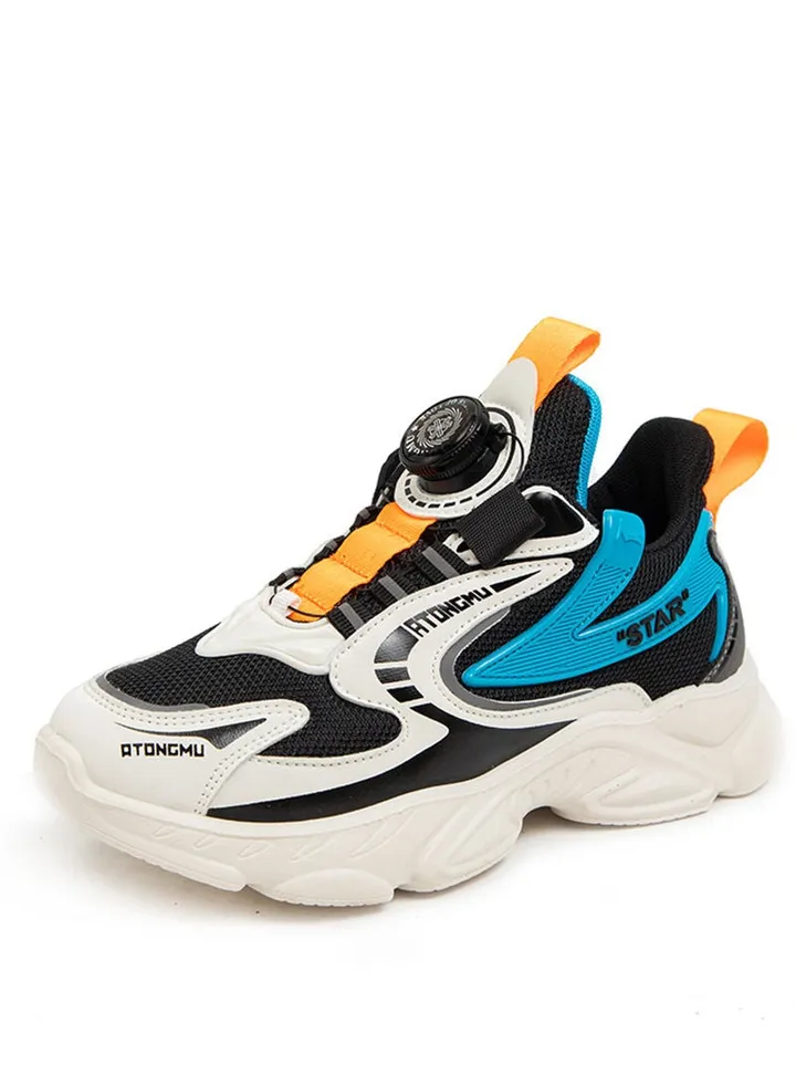 Knitted Kids' Sneakers Mesh Sports Shoes Breathable Lightweight Running Shoes for Kids Fashion Athletic Casual Shoes Kids Breathable Shoes