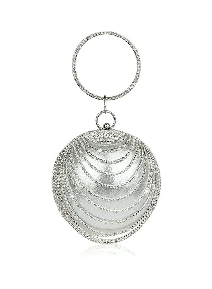 Fashion handbag Silver