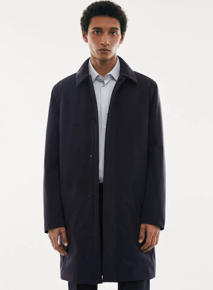 Water-Repellent Trench Coat