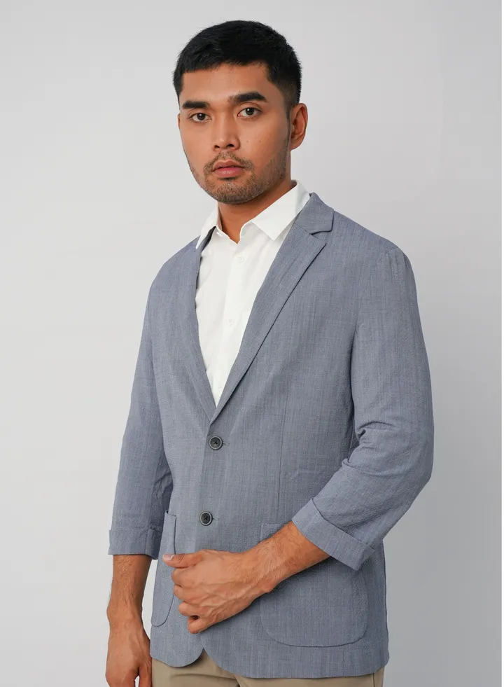Men’s Summer Blazer – Pale Blue