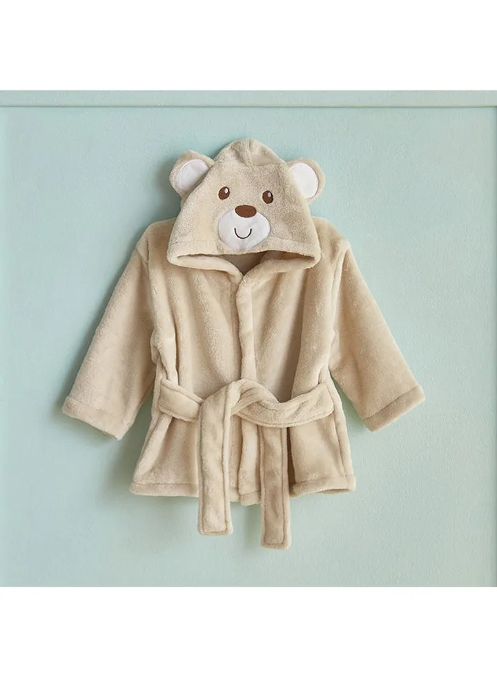 Playland Bear Flannel Fleece Bathrobe 38 cm