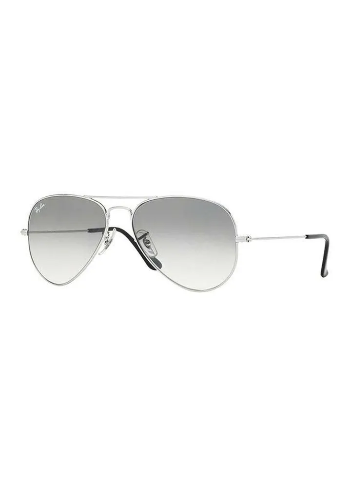 Full Rim Aviator Sunglasses - RB3025-003/32-58 - Lens Size: 58 mm - Silver