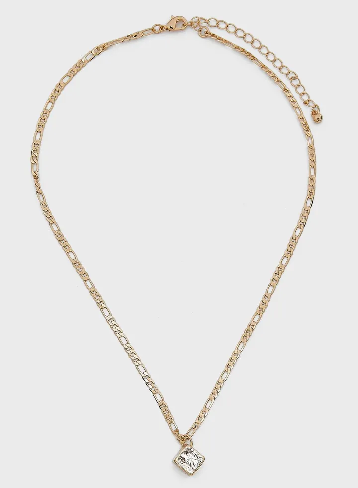 Cube Pendant Necklace