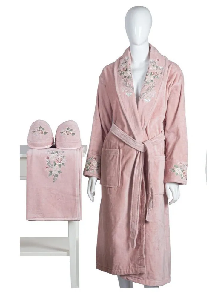 Bathrobe Rose Rosy Person