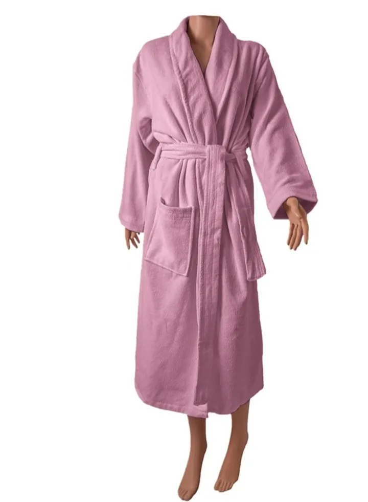 Luxurious 100% cotton bathrobe