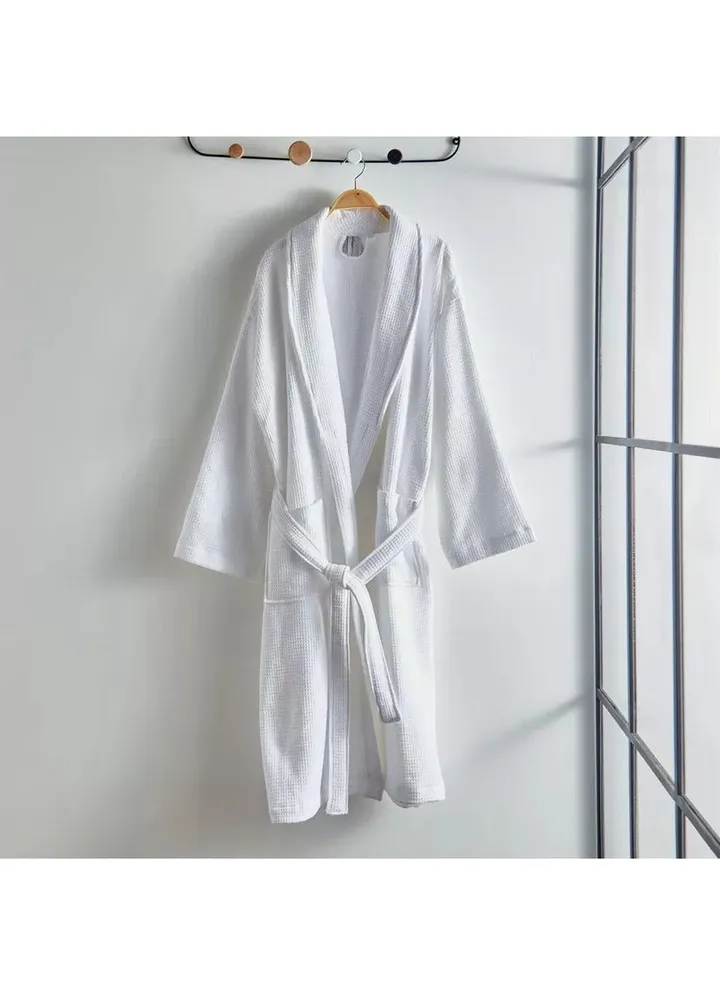 Waffle Terry Cotton Bathrobe XL