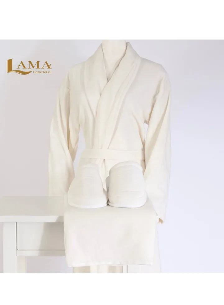 Bath Robe Creamy person