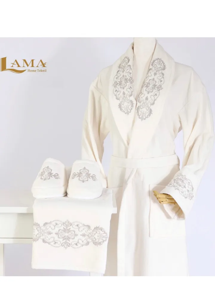 Bath Robe Embroidery person