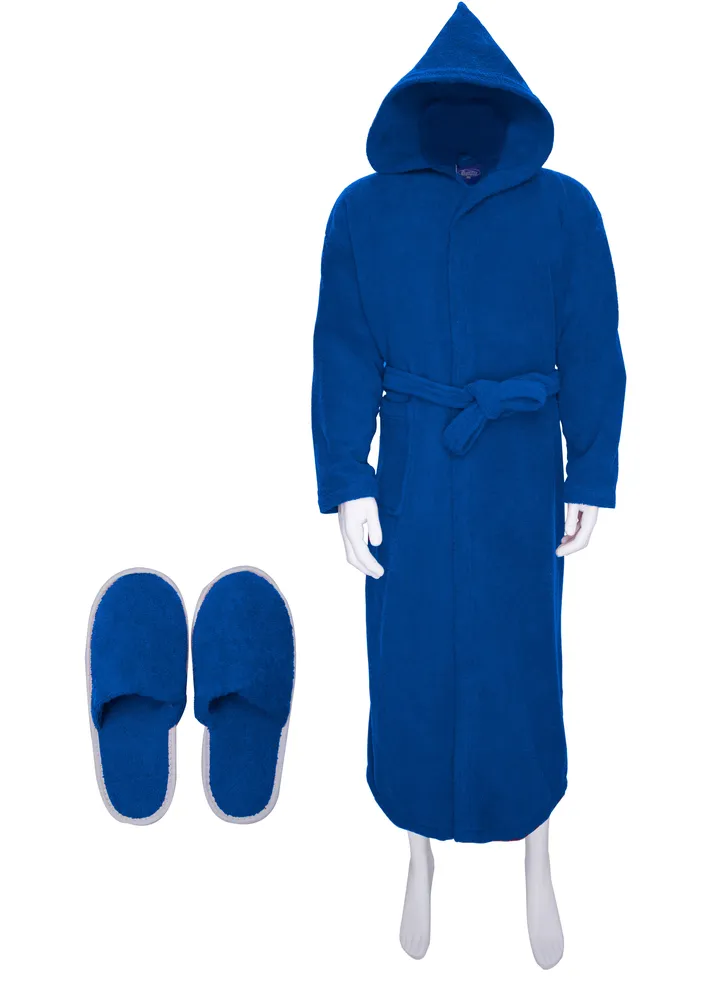 Bathrobe With Slipper, Elbow And Waiste Belt