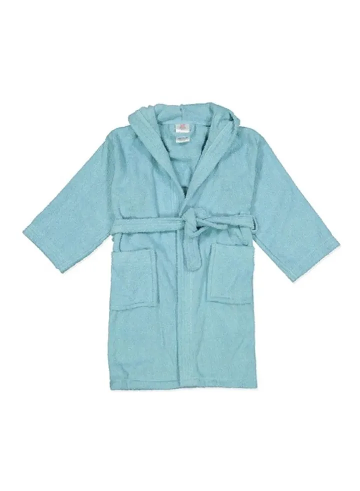 Hooded Nexus Kimono Bathrobe Blue