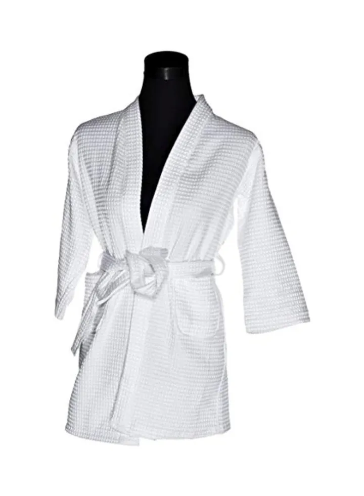 Cotton Bathrobe White S