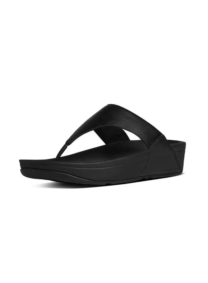Fitflop Ladies Lulu Leather Toepost I88-001 Black