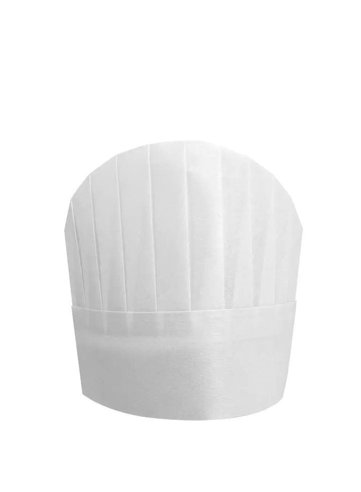 Kleen Grip Disposable Chef Hats White 9" 60gsm non woven 10pcs/Bag