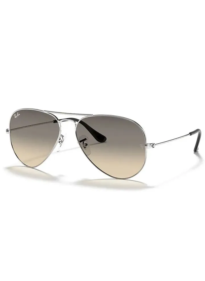 Gradient Aviator Sunglasses Lens Size 62 Mm