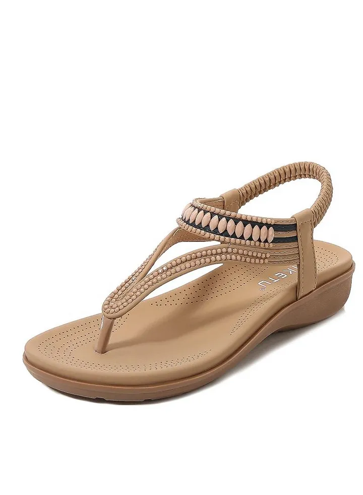 Beaded Soft Breathable Lightweight Comfortable Women's Shoes Multicolour