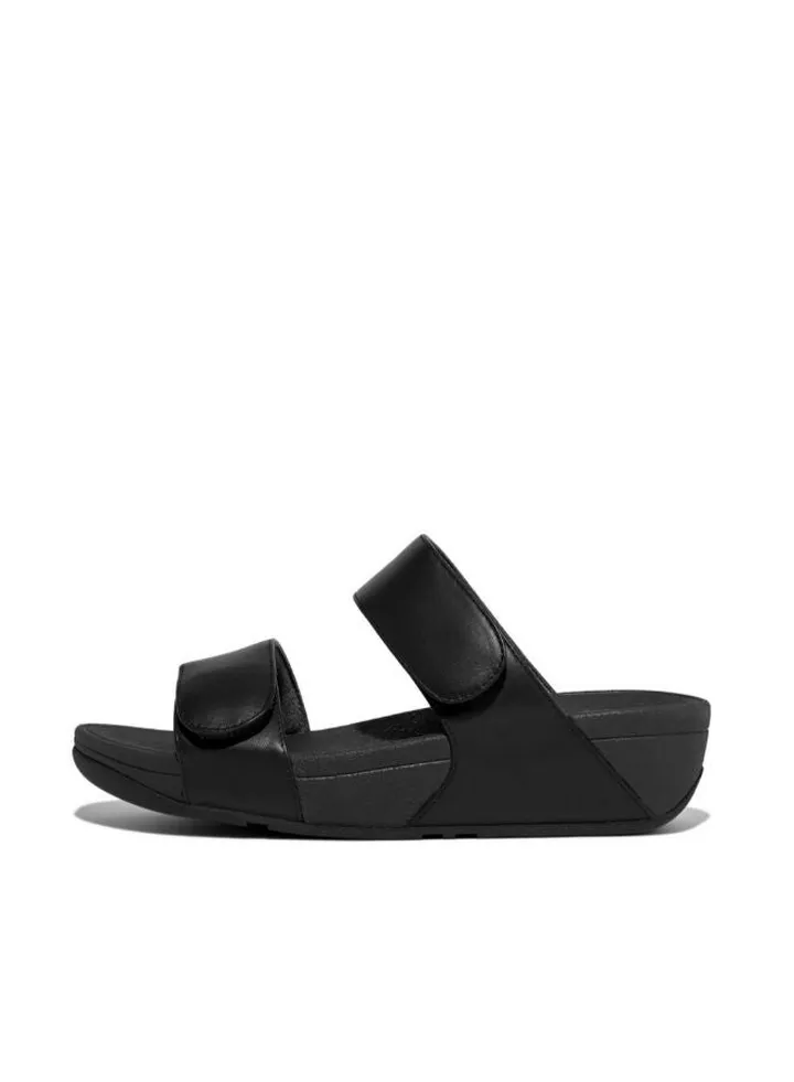 Fitflop Ladies Lulu Leather Slides FV6-090 Black