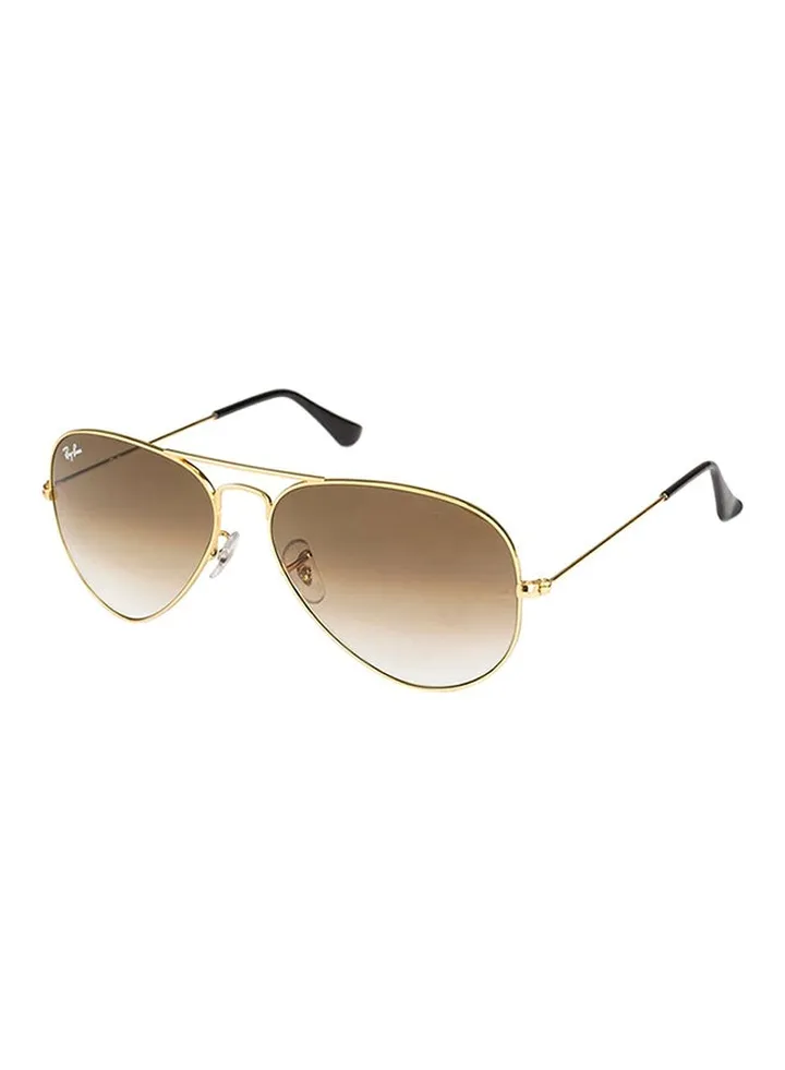Full Rim Aviator Sunglasses - RB3025-001/51-58 - Lens Size: 58 mm - Gold