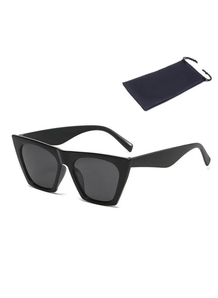 Fashion Square Sunglasses - Black