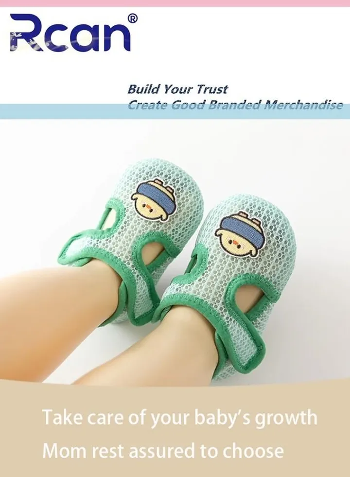 Baby Mesh Lightweight Cartoon Toddler Shoes for Children Nonslip Sof Soft Bottom Floor Socks Summer Suitable for Kindergarten Indoor And Outdoor