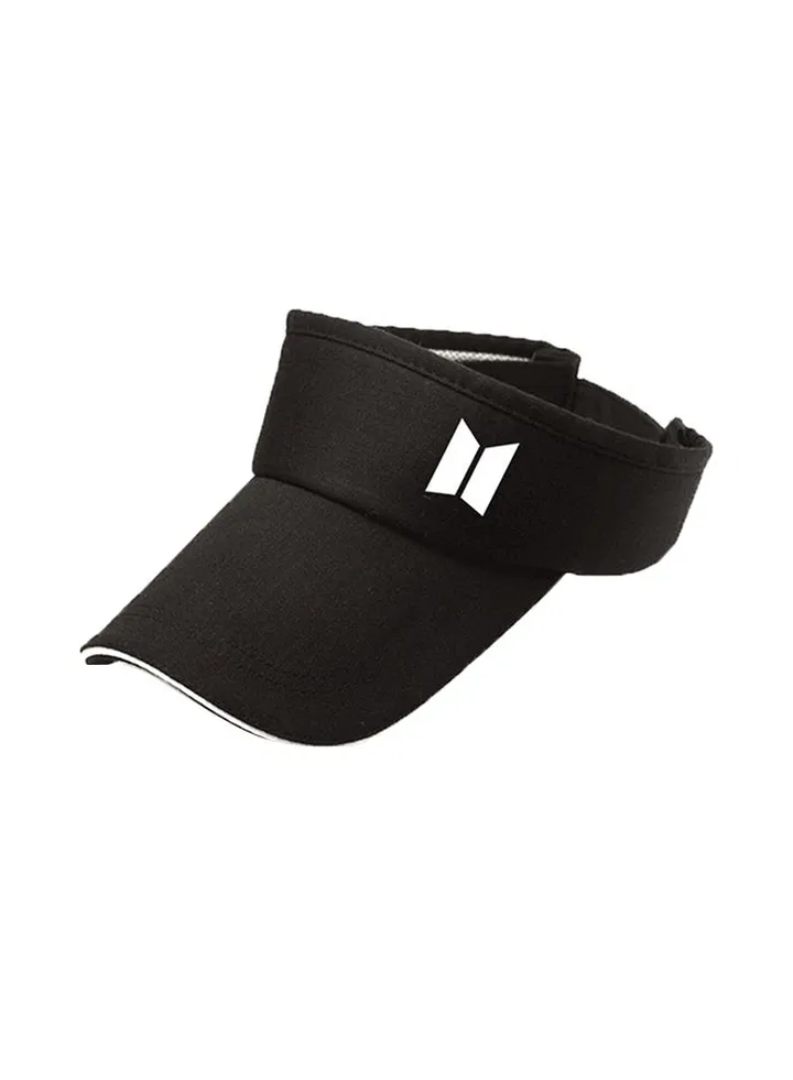 Folding Sunscreen Sun-Shade Cap Black