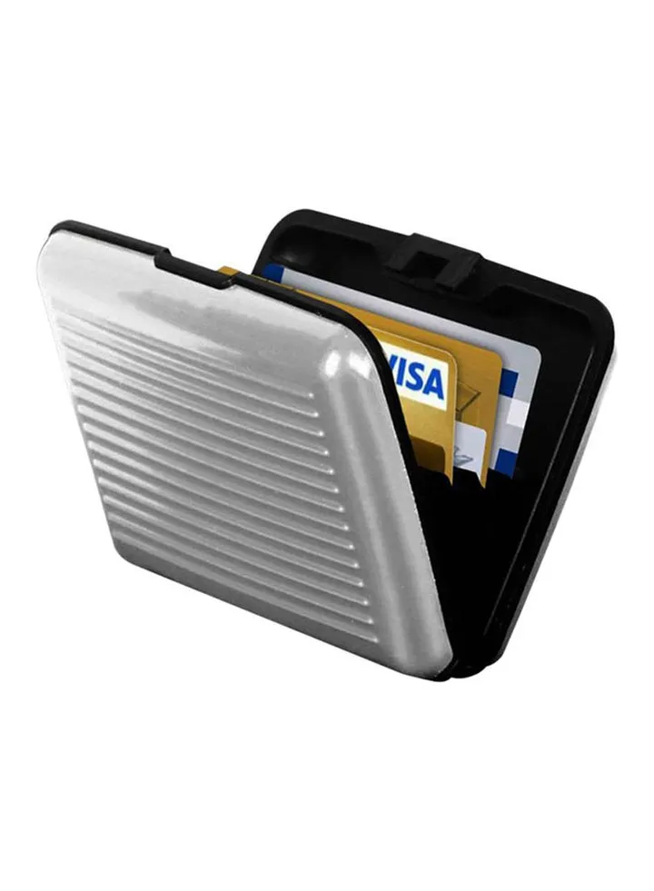Waterproof Alums Card Holder Silver