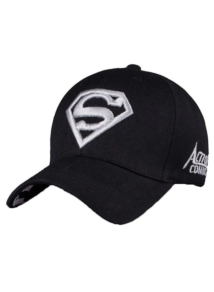 Adjustable Strip Sport Cap Black